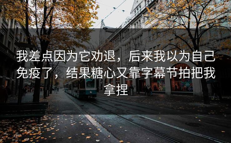 我差点因为它劝退，后来我以为自己免疫了，结果糖心又靠字幕节拍把我拿捏
